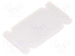 Holder; 12mm; 30mm; 18mm; transparent; -75÷80°C