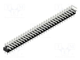 Connector: pin strips; pin header; male; PIN: 60; 2.54mm; THT; 2x30