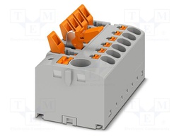 Splice terminal: rail; 20A; 400V; push-in; PA; L: 28.2mm; 0.14÷4mm2