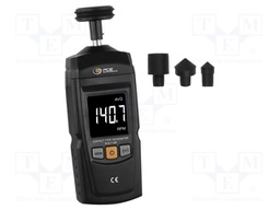 Tachometer; LCD 1,8"; 0,5÷19999rpm (mechanical method); IP20