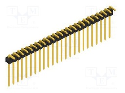 Connector: pin strips; pin header; male; PIN: 24; 2.54mm; THT; 1x24