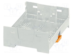 Enclosure base; grey; UL94V-0; EH 90 F; for DIN rail mounting