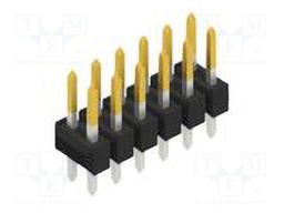 Connector: pin strips; pin header; male; PIN: 12; 2.54mm; THT; 2x6