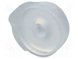 Washer; round; D=5mm; h=1.8mm; polyamide; natural