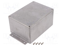 Enclosure: multipurpose; X: 102mm; Y: 140mm; Z: 76mm; aluminium; IP54