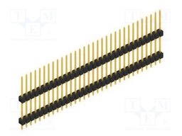 Connector: pin strips; pin header; male; PIN: 32; 2.54mm; THT; 1x32