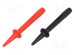 Test probe; 10A; 1kV; red and black; Socket size: 4mm