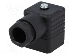 Connector: valve connector; plug; form A; 18mm; female; PIN: 4; 16A