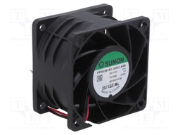 Fan: DC; axial; 12VDC; 60x60x38mm; 102.96m3/h; 67.7dBA; Len: 3m