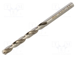 Drill bit; for metal; Ø: 5.6mm; L: 93mm; Working part len: 57mm