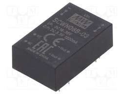 Converter: DC/DC; 6W; Uin: 18÷36V; 3.3VDC; Iout: 1200mA; DIP24; 12.5g