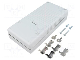 Enclosure: multipurpose; X: 93mm; Y: 190mm; Z: 41mm; ABS; grey