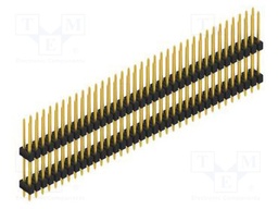 Connector: pin strips; pin header; male; PIN: 72; 2.54mm; THT; 2x36