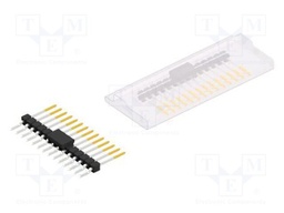 Connector: pin strips; pin header; male; PIN: 14; 2.54mm; SMT; 1x14