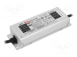 Power supply: switched-mode; LED; 76.8W; 48VDC; 1.6A; 100÷305VAC