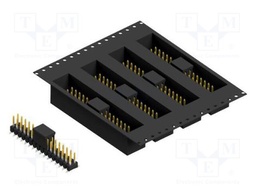 Connector: pin strips; pin header; male; PIN: 32; 2.54mm; SMT; 2x16