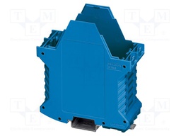 Enclosure base; with terminals; blue; UL94V-0; ME 45; X: 107.3mm