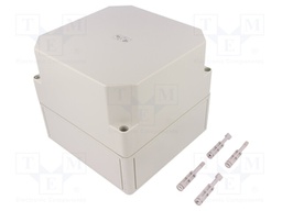 Enclosure: multipurpose; X: 180mm; Y: 182mm; Z: 165mm; TK PS; grey