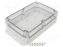 Enclosure: multipurpose; X: 140mm; Y: 210mm; Z: 60mm; ZP; ABS; IP67