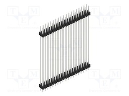 Connector: pin strips; pin header; male; PIN: 38; 2.54mm; THT; 2x19