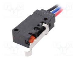 Microswitch SNAP ACTION; with lever with roller simulation