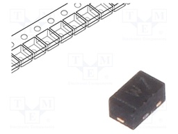 Diode: Zener; 0.25W; 4.7V; SMD; reel,tape; X1-DFN1006-2