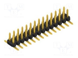 Connector: pin strips; pin header; male; PIN: 28; 2mm; SMT; 2x14
