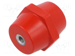 Support insulator; L: 50mm; Ø: 35mm; 2kV; UL94V-0; Thread len: 17mm