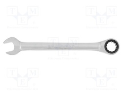 Wrench; rattle,combination spanner; 19mm; Overall len: 246.4mm