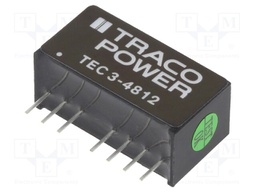 Converter: DC/DC; 3W; Uin: 36÷75V; 12VDC; Iout: 250mA; SIP8; 4.5g