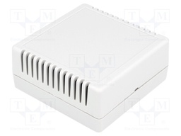 Enclosure: for alarms; X: 85mm; Y: 85mm; Z: 35.5mm; ABS; ivory