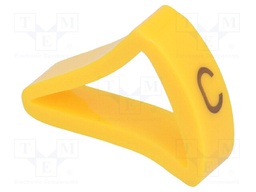 Markers for cables and wires; Label symbol: C; 10÷16mm; H: 21mm