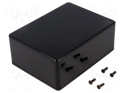 Enclosure: shielding; X: 82mm; Y: 110mm; Z: 44mm; ABS; black; IP54