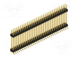 Connector: pin strips; pin header; male; PIN: 62; 2.54mm; SMT; 2x31