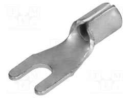 Fork terminal; M2,5; 0.25÷1.5mm2; crimped; for cable; tinned