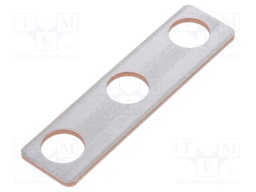 Fuse acces: neutral link; screw; Contacts: copper; ways: 3