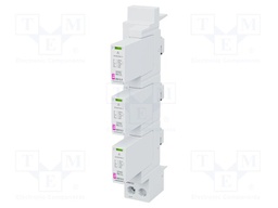Surge arrester; Type 1+2; for DIN rail mounting
