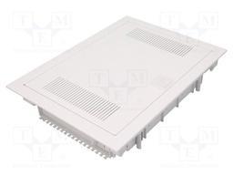 Enclosure: multimedia; IP30; Mounting: plaster embedded; white