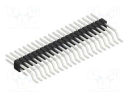 Connector: pin strips; pin header; male; PIN: 42; 1.27mm; SMT; 2x21