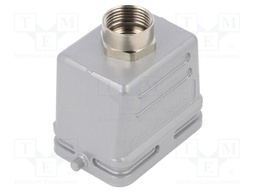 Enclosure: for HDC connectors; C146; size E6; for cable; straight