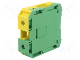 Splice terminal: rail; UKH; 70mm2; ways: 1; terminals: 2; TS32,TS35