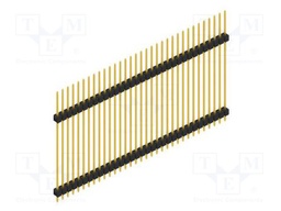 Connector: pin strips; pin header; male; PIN: 33; 2.54mm; THT; 1x33