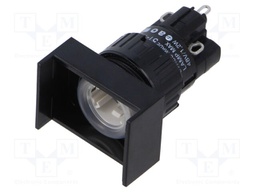 Switch: body; 16mm; Stabl.pos: 1; NC + NO; Pos: 2; Cutout: Ø16.2mm