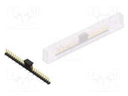 Connector: pin strips; pin header; male; PIN: 25; 2.54mm; SMT; 1x25