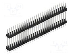 Connector: pin strips; pin header; male; PIN: 56; 2.54mm; THT; 2x28