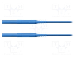 Test lead; 6kVDC; 6kVAC; 16A; 4mm banana plug-4mm banana plug