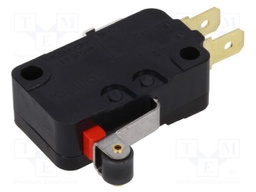Microswitch SNAP ACTION; with lever (with roller); SPDT; Pos: 2