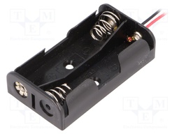 Holder; Mounting: on panel; Leads: 150mm leads; Size: AA,R6