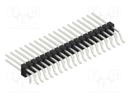 Connector: pin strips; pin header; male; PIN: 38; 2.54mm; SMT,THT