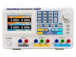 Power supply: programmable laboratory; multi-channel; 0÷30VDC